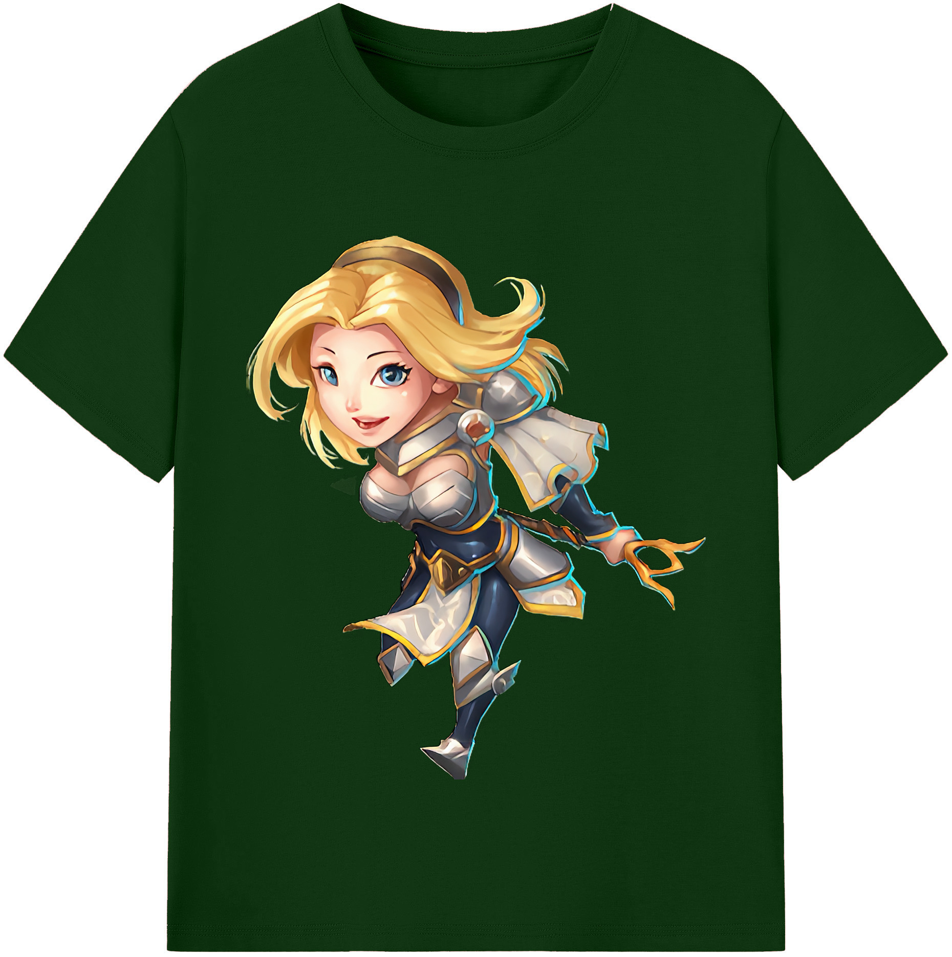 リーグ・オブ・レジェンド League of Legends LOL 綿100％半袖Tシャツ（フロントプリント）